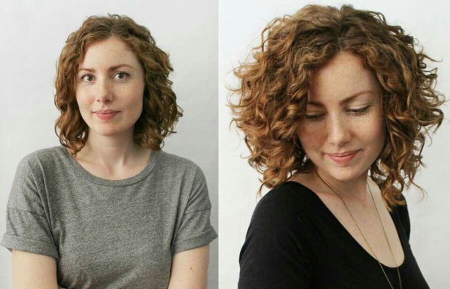 Technique dégradé bouclé