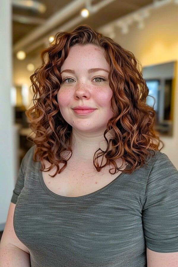 Curly hair aesthetic