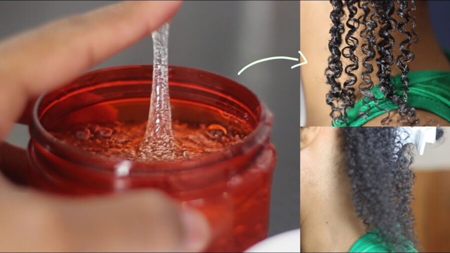 Routine cheveux bouclés