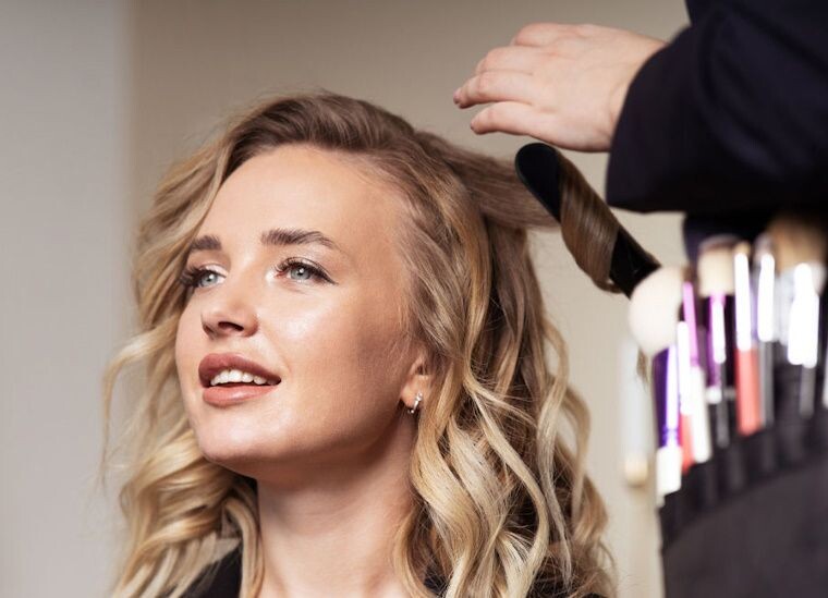 Routine cheveux bouclés