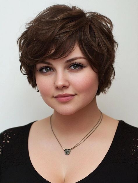 Coiffure amincissante visage