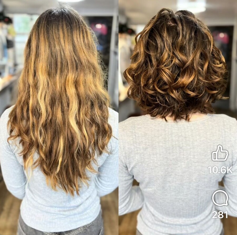 Dégradé boucles