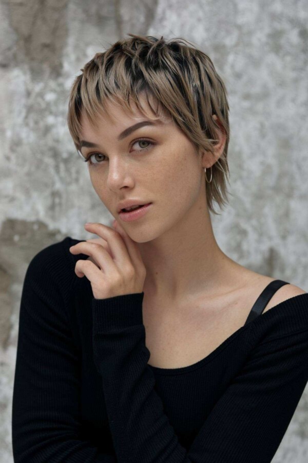 Coupe courte cheveux fins