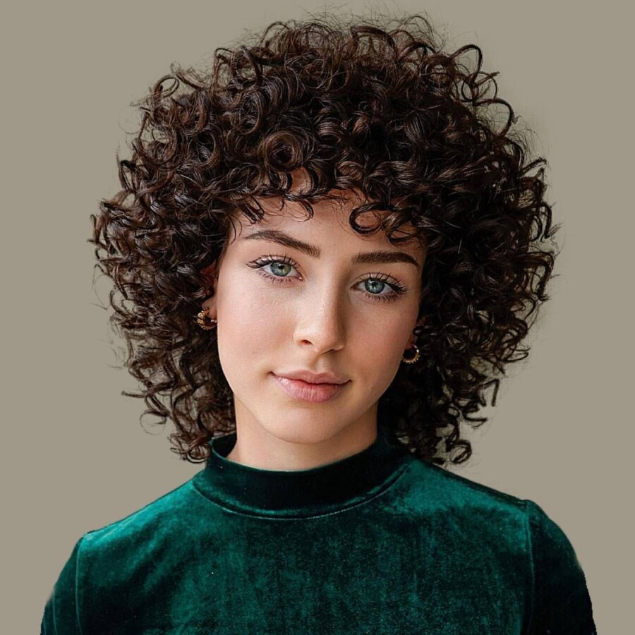 Technique dégradé bouclé