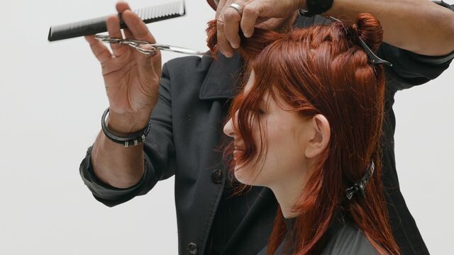 Routine cheveux bouclés