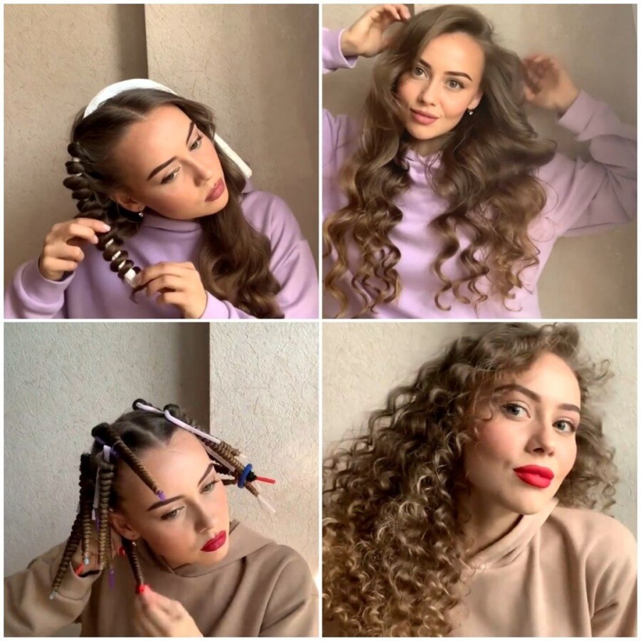 Curly hair aesthetic