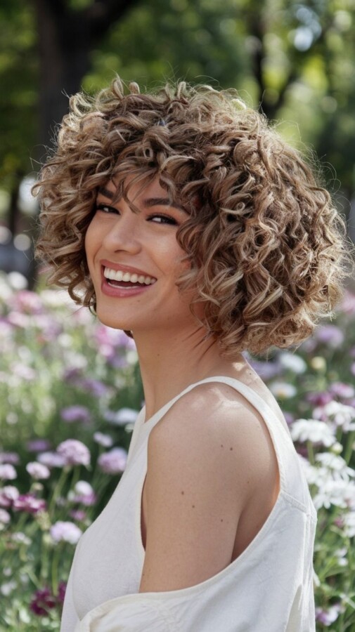 Dégradé boucles