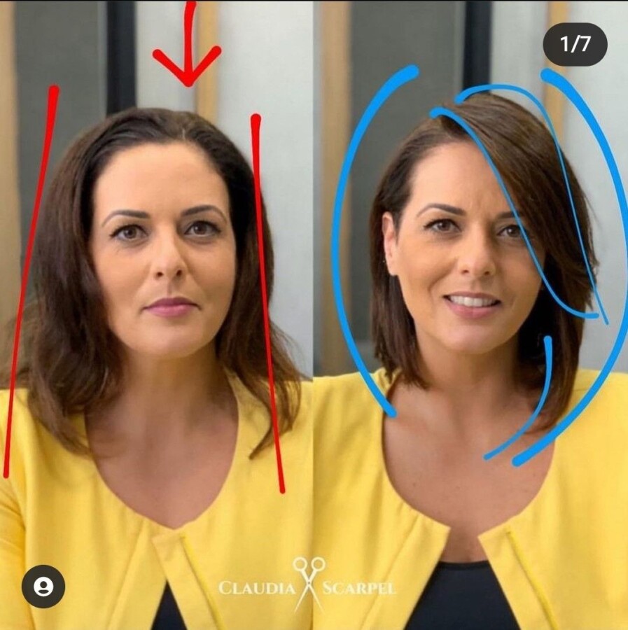Carré dégradé cheveux fins