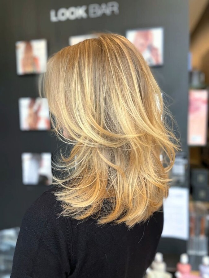 Coupe volume cheveux fins
