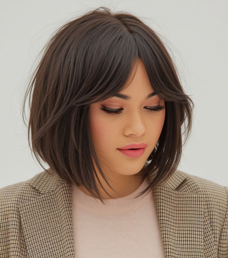 Coupe volume cheveux fins