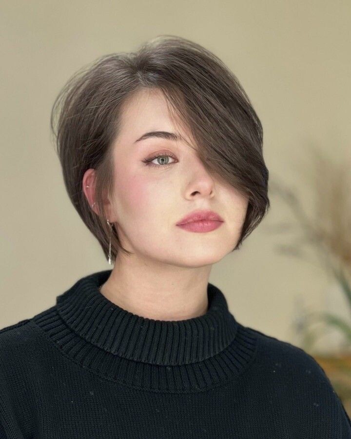 Coiffure visage rond