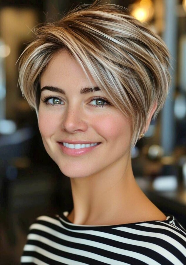 Coupe volume cheveux fins