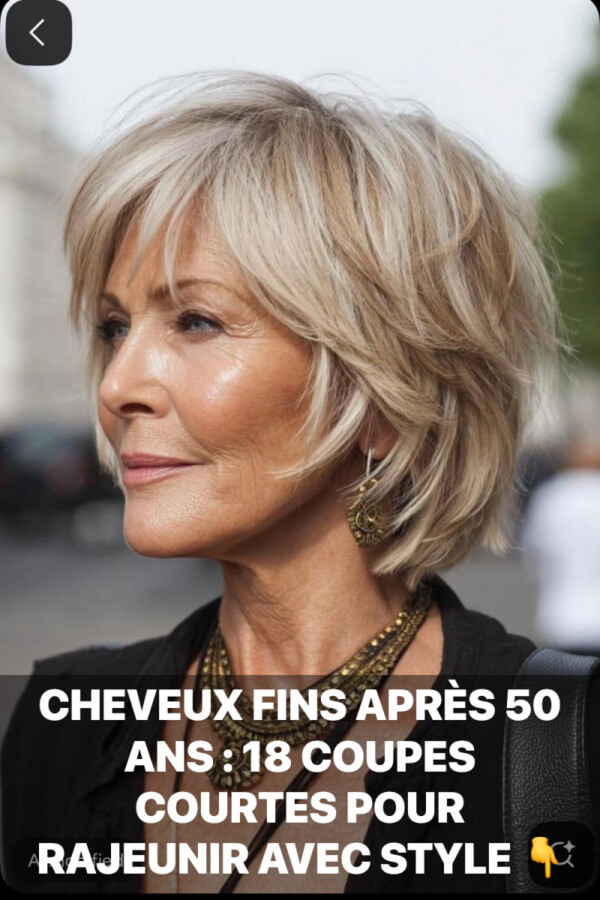 Coupe adaptée cheveux clairsemés