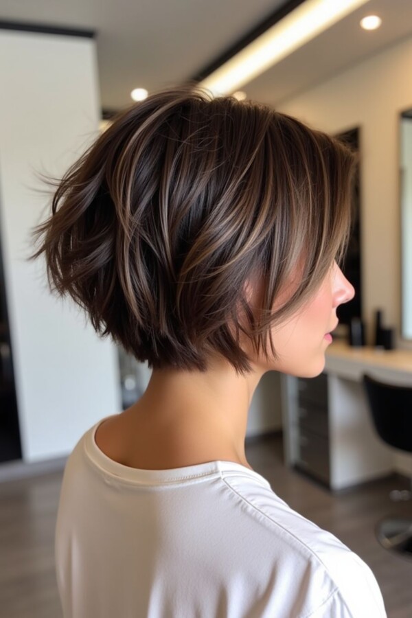Coiffure pour cheveux clairsemés