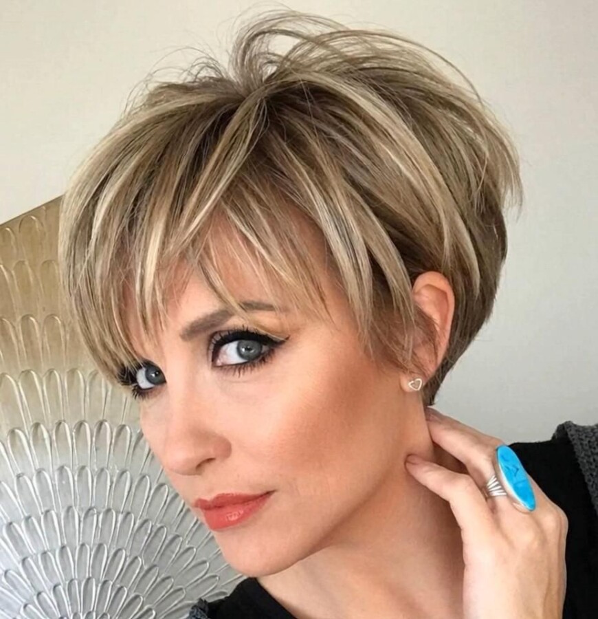 Look stylé cheveux fins