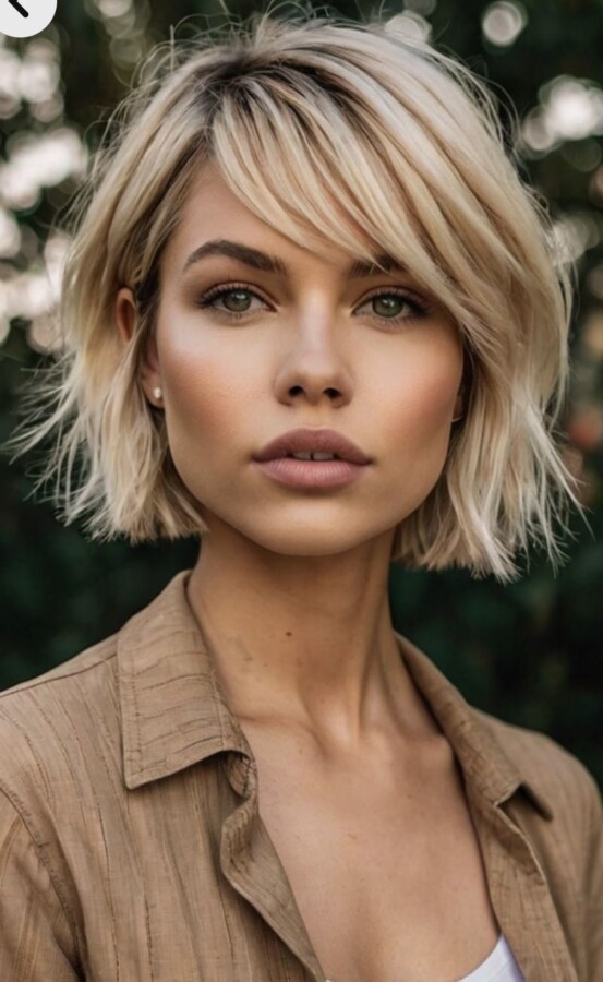 Look volumineux cheveux fins