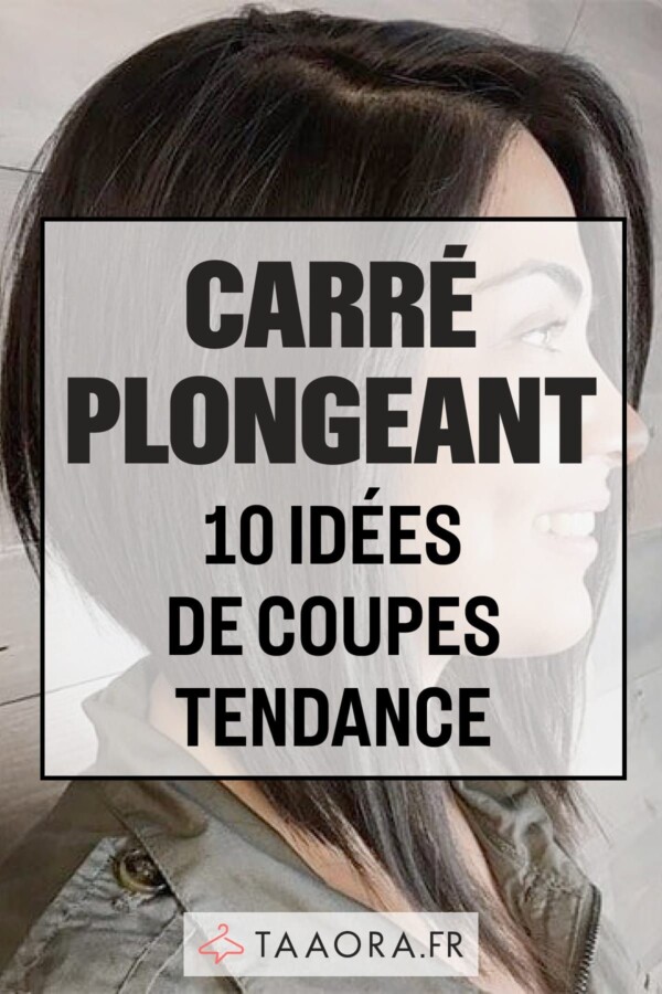Coupe carré destructuré tendance