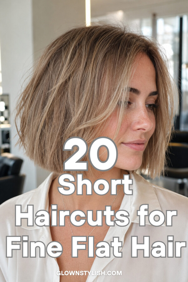 Cheveux fins, coupe tendance