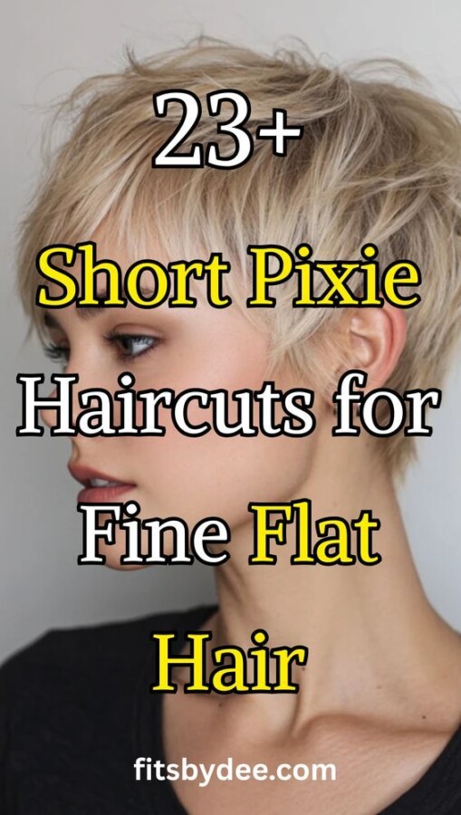 Cheveux fins, coupe tendance
