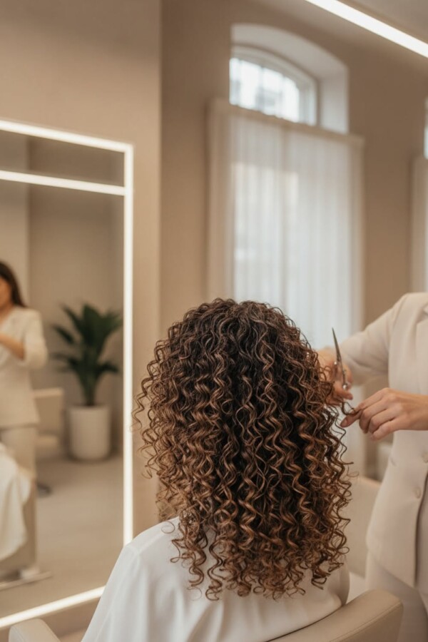 Expert coiffeur cheveux bouclés