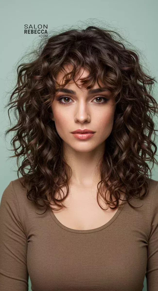 Look dynamique cheveux mi-longs