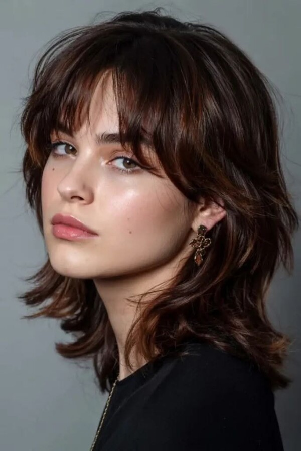 Dégradé chic mi long