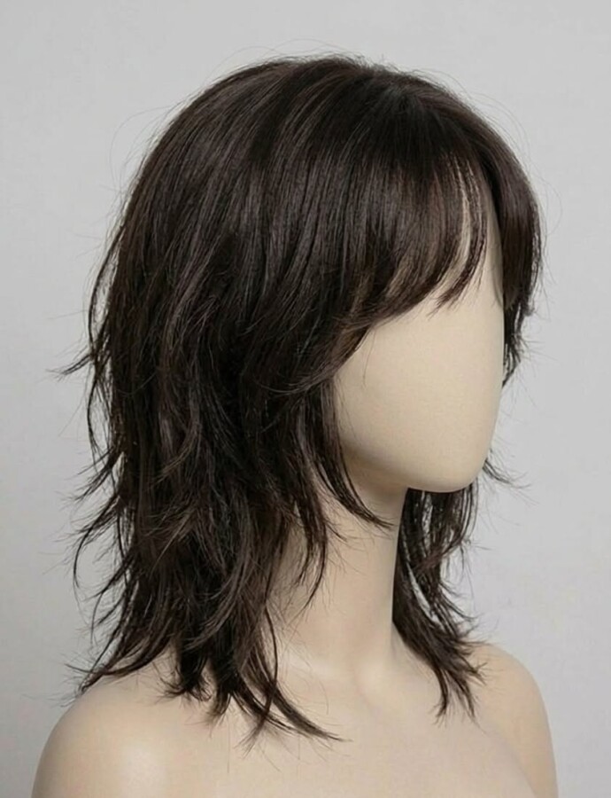 Dégradé chic mi long