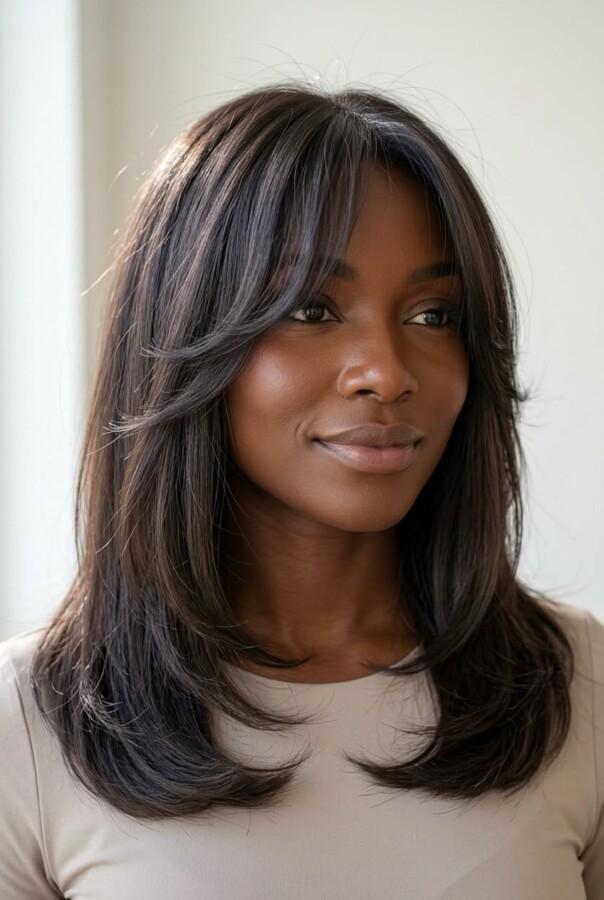 Idées coiffure cheveux mi long