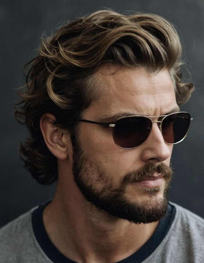 Tendance homme cheveux mi-long