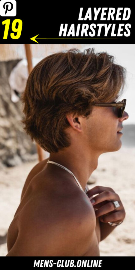 Tendance homme cheveux mi-long