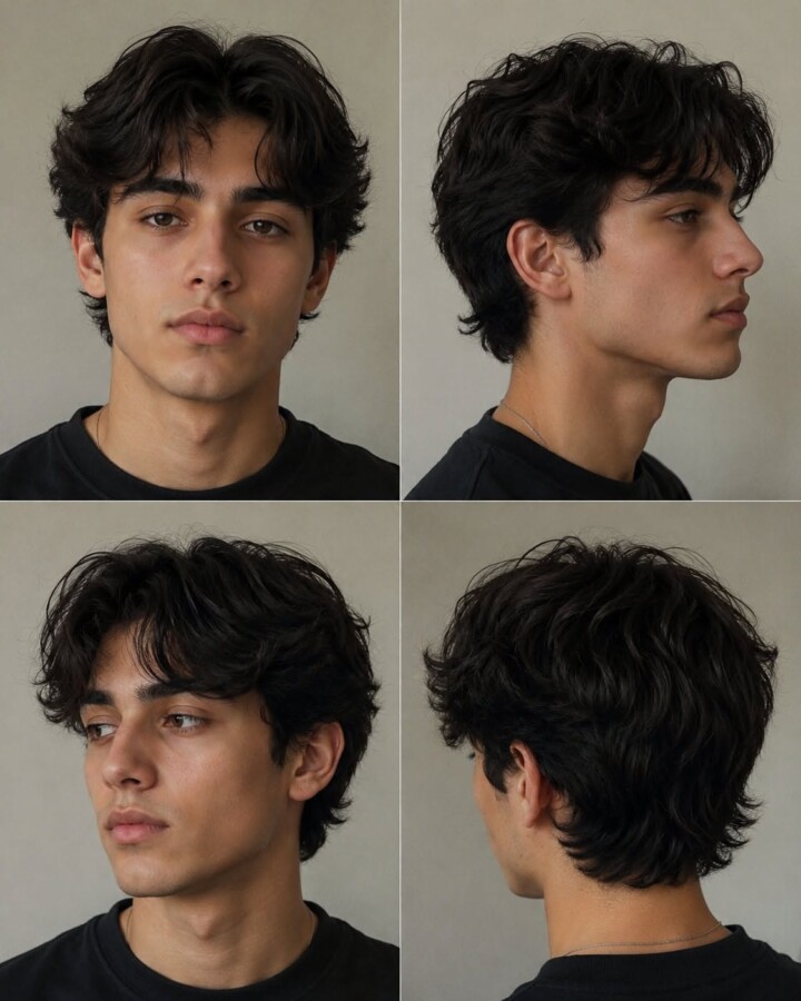 Cheveux fins look élégant