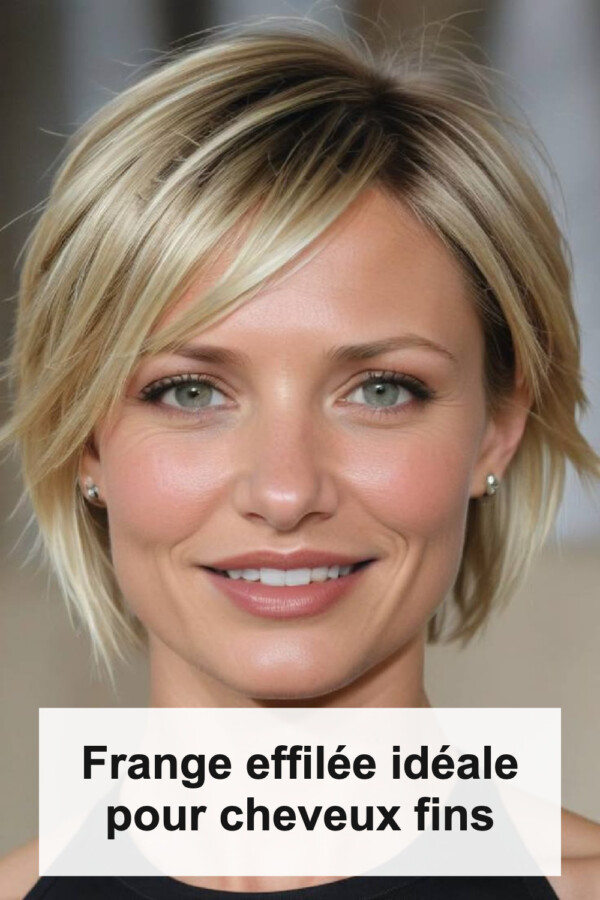 Coupe volumineuse cheveux fins