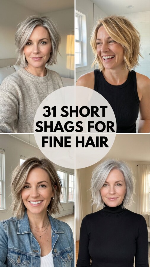 Look épais cheveux fins