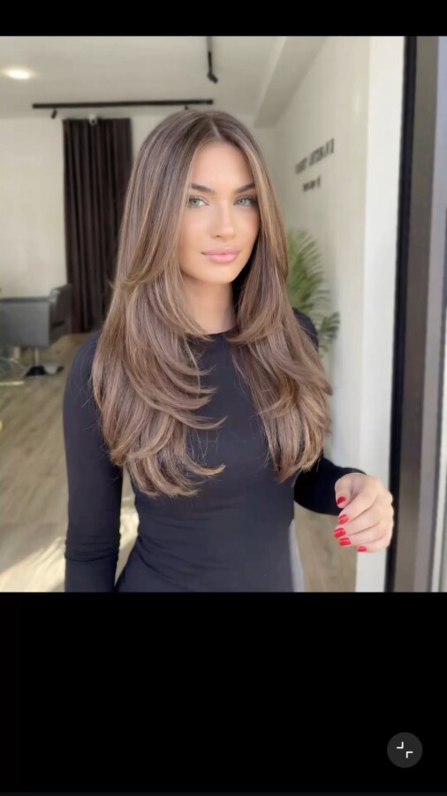 look cheveux dégradés volumineux