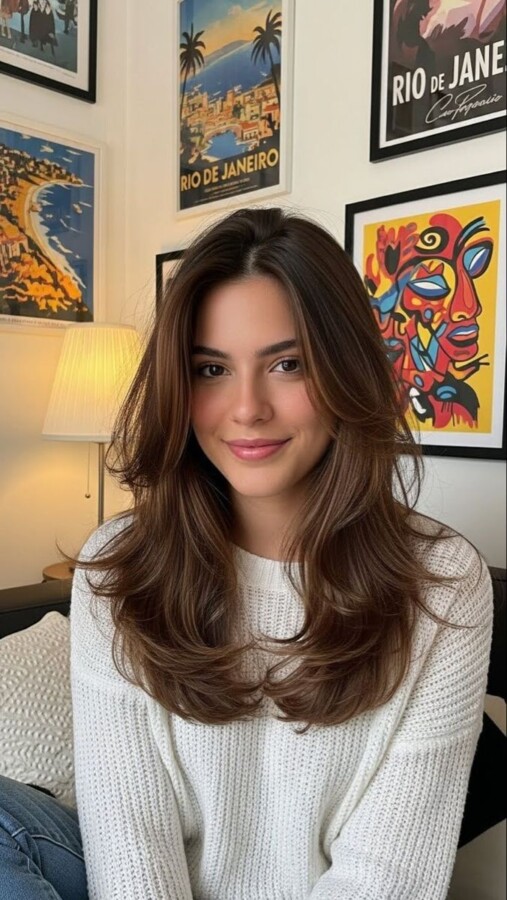coupe cheveux dégradés élégante