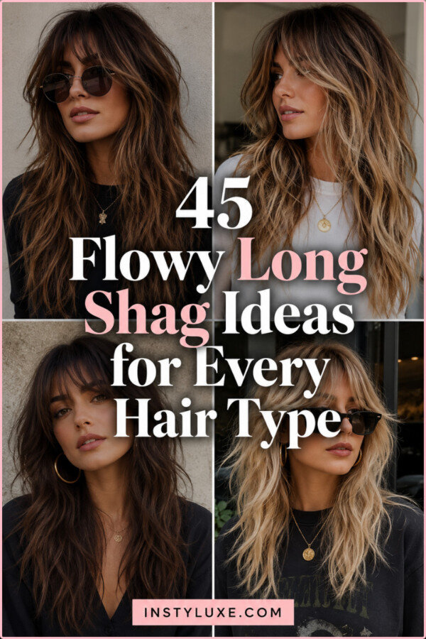Style cheveux long effilé