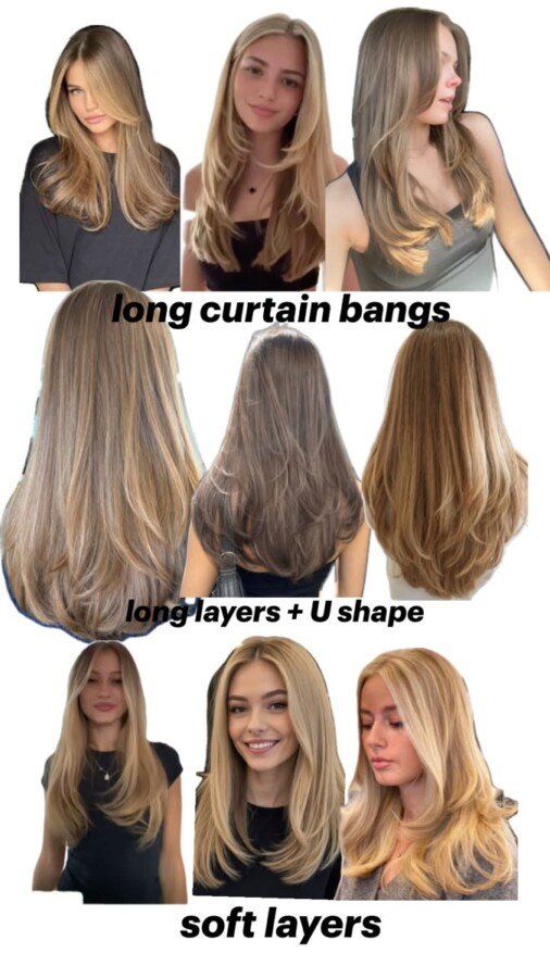 Styles cheveux longs fins
