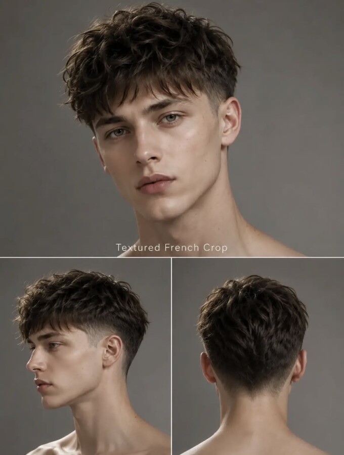 Style moderne coupe homme