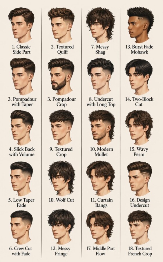 Coupe de cheveux moderne