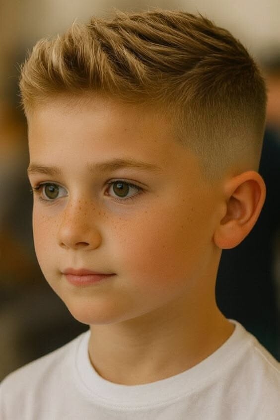 Coupe cheveux garçon bouclés