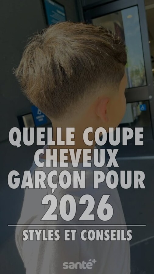 Style cheveux garçon bouclés