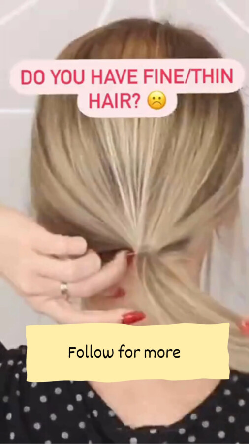 Coupe idéale cheveux fins