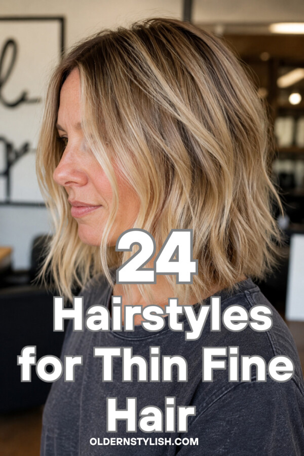 Coupe idéale cheveux fins