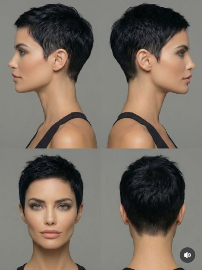 Coupe pixie pour cheveux fins