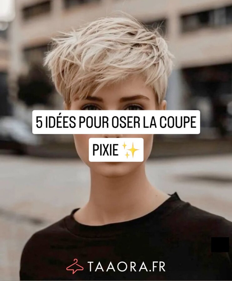 Pixie cheveux fins tendance