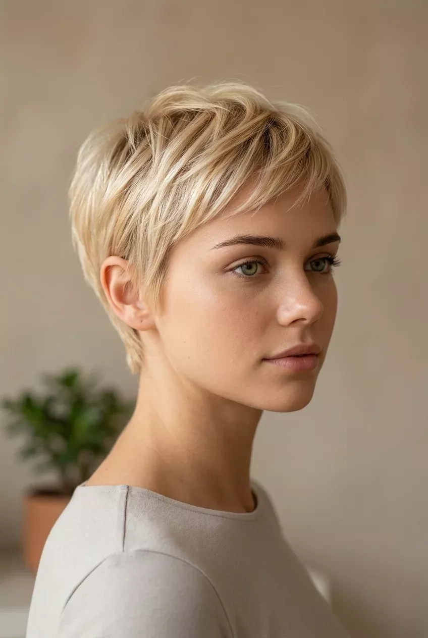 Coupe élégante pour cheveux fins