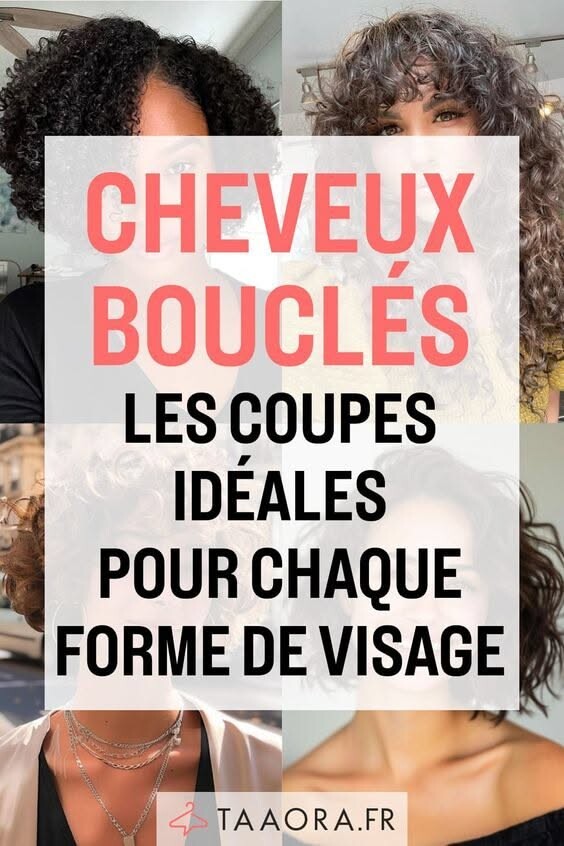 Coupe moderne cheveux bouclés courts